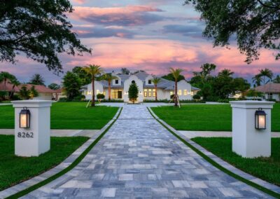 u.s. paverscape sunset grey pavers on driveway