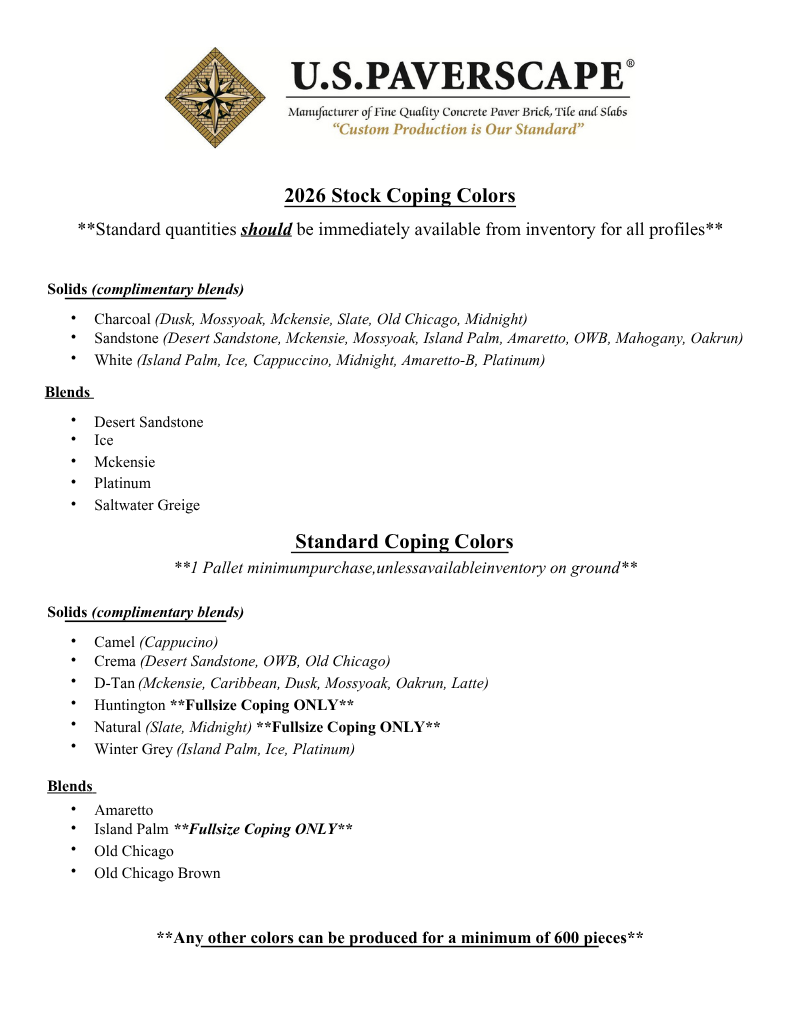 2024 Stock Copings